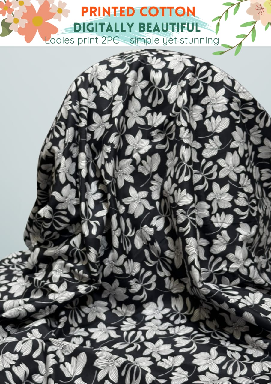 2 Piece Printed Cotton