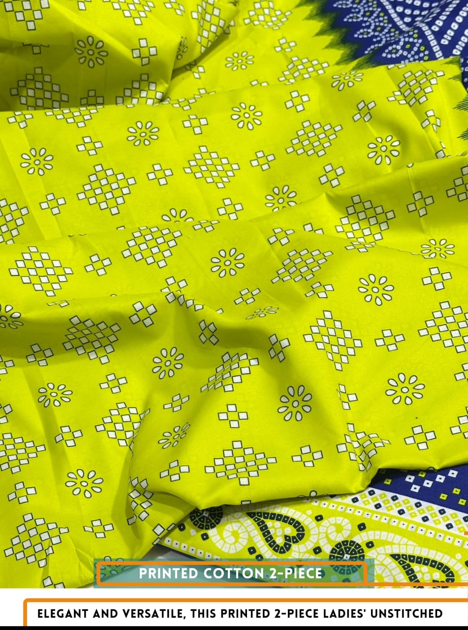 2 Piece Printed Cotton