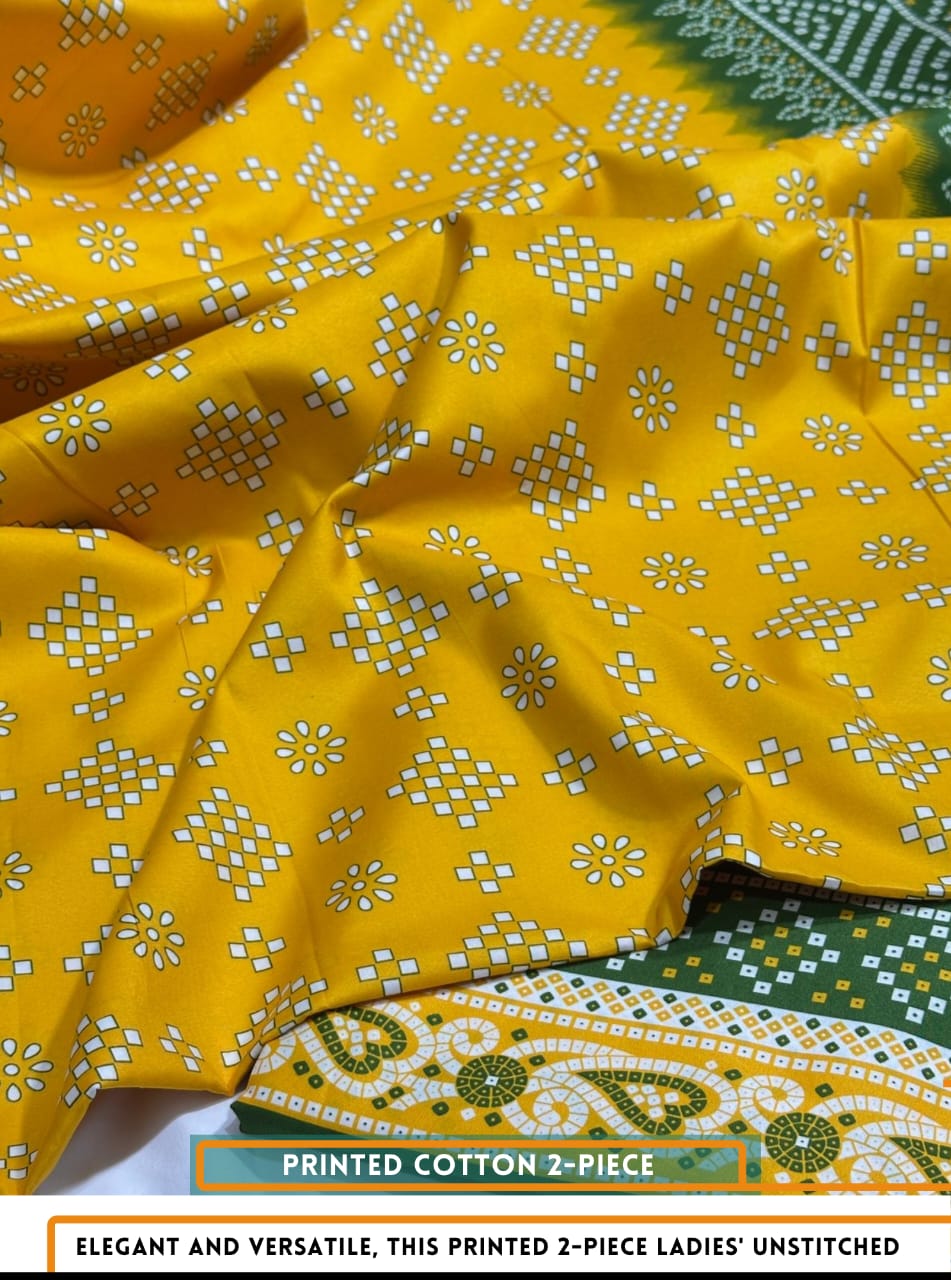2 Piece Printed Cotton