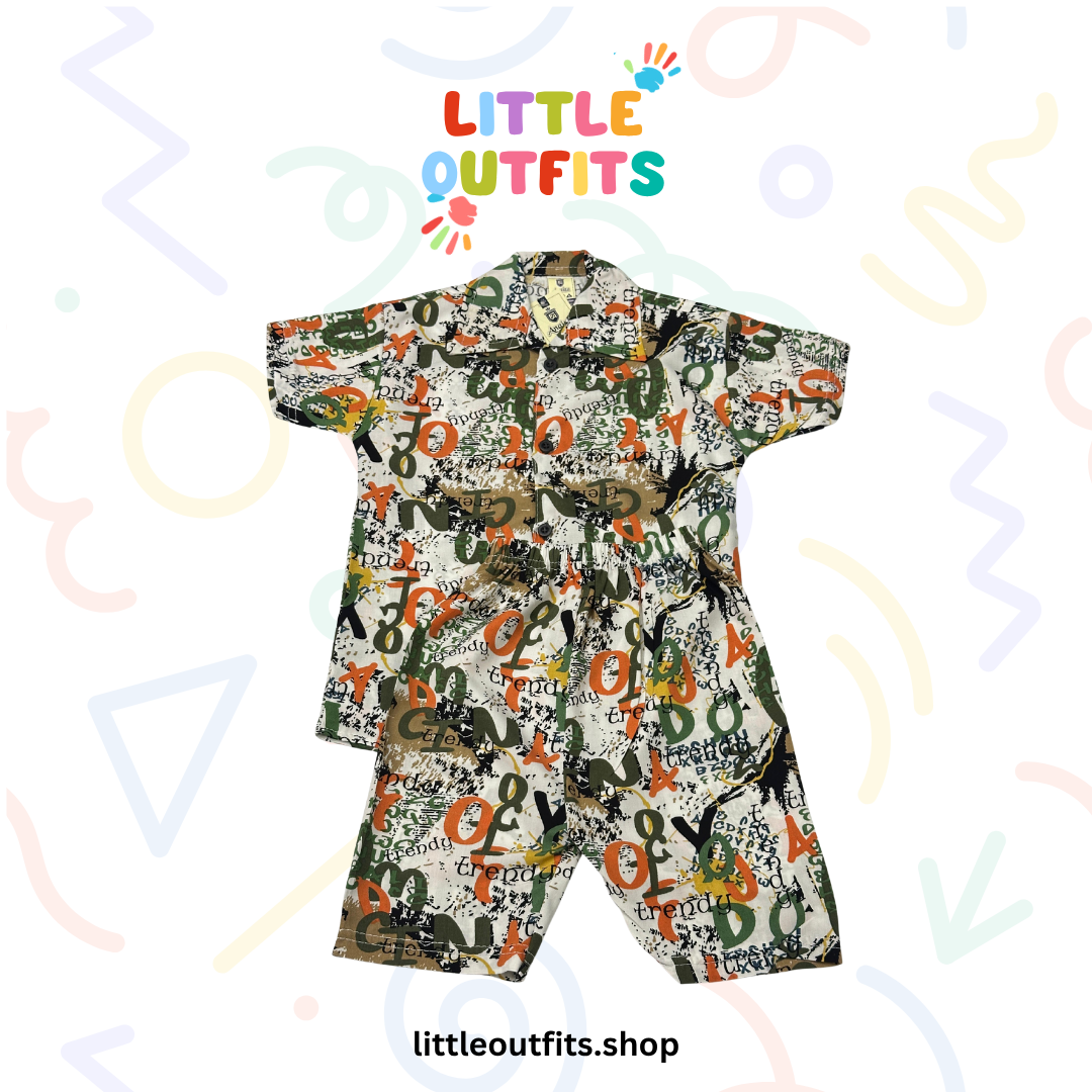 Elegant High-Quality Summer Co-ord Set for Boys/Girls
