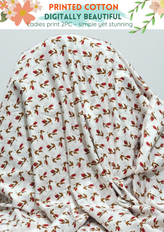 2 Piece Printed Cotton