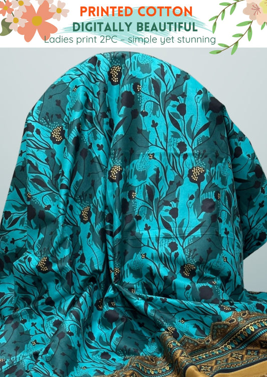 2 Piece Printed Cotton