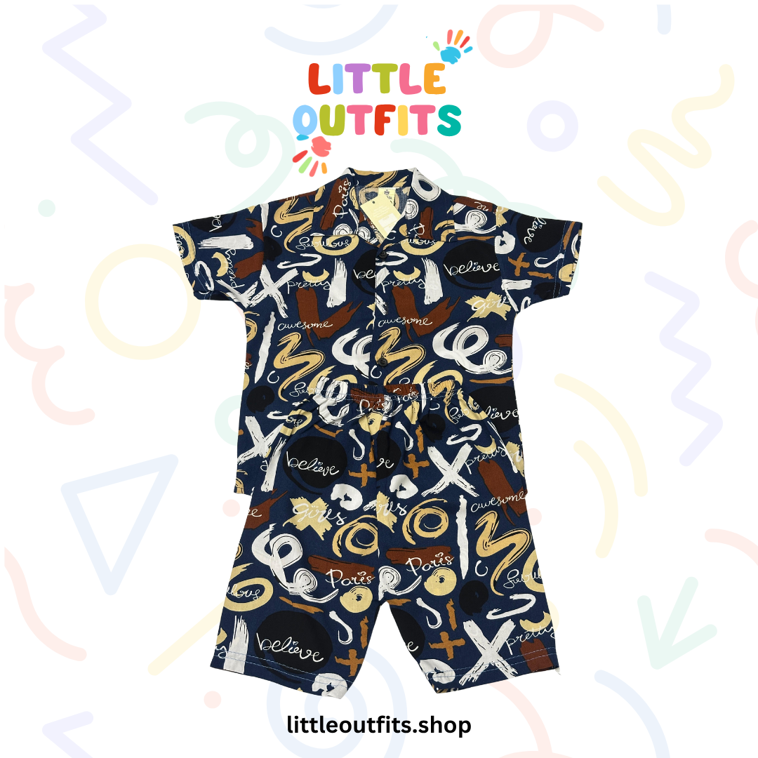 Elegant High-Quality Summer Co-ord Set for Boys/Girls