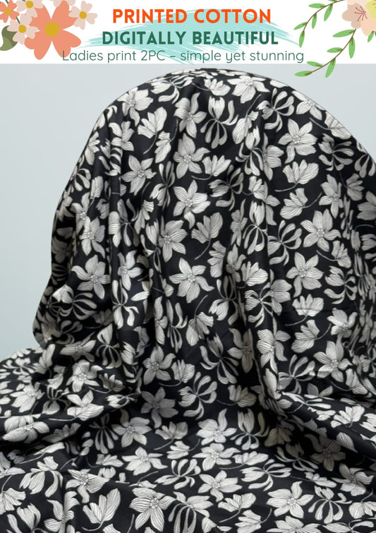 2 Piece Printed Cotton