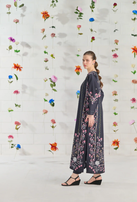 M - 399 Orchid Premium Printed 3 PC Stitched Suit