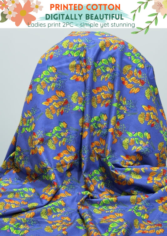 2 Piece Printed Cotton