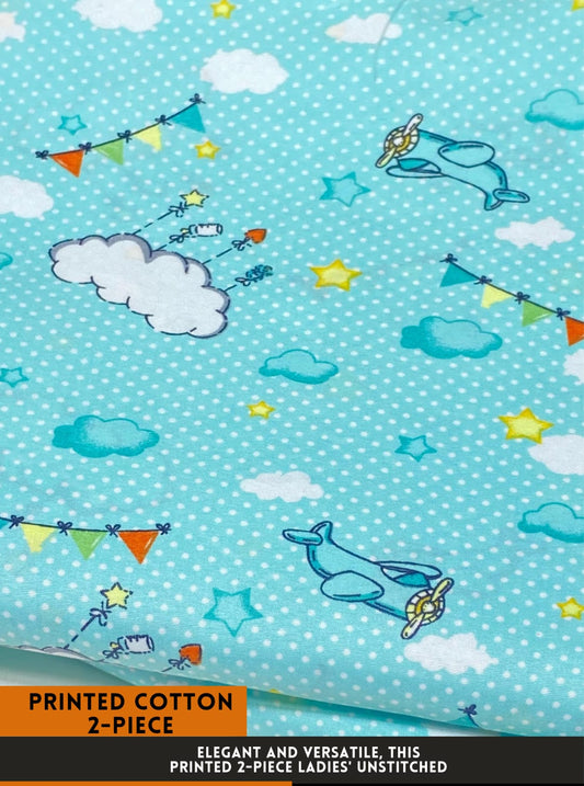 2 Piece Printed Cotton