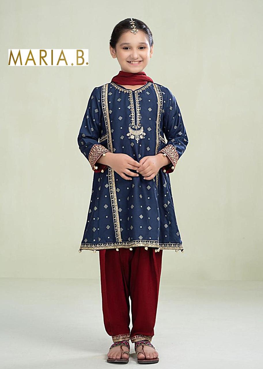 Maria B Kids 2 Piece Embroidered lawn
