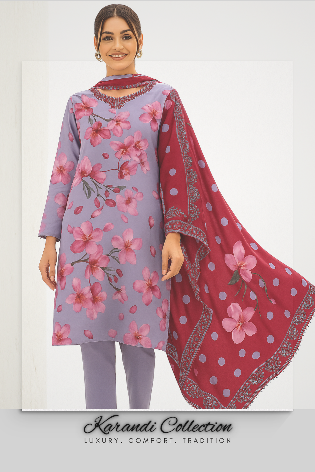 Karandi 3 Piece Unstitched