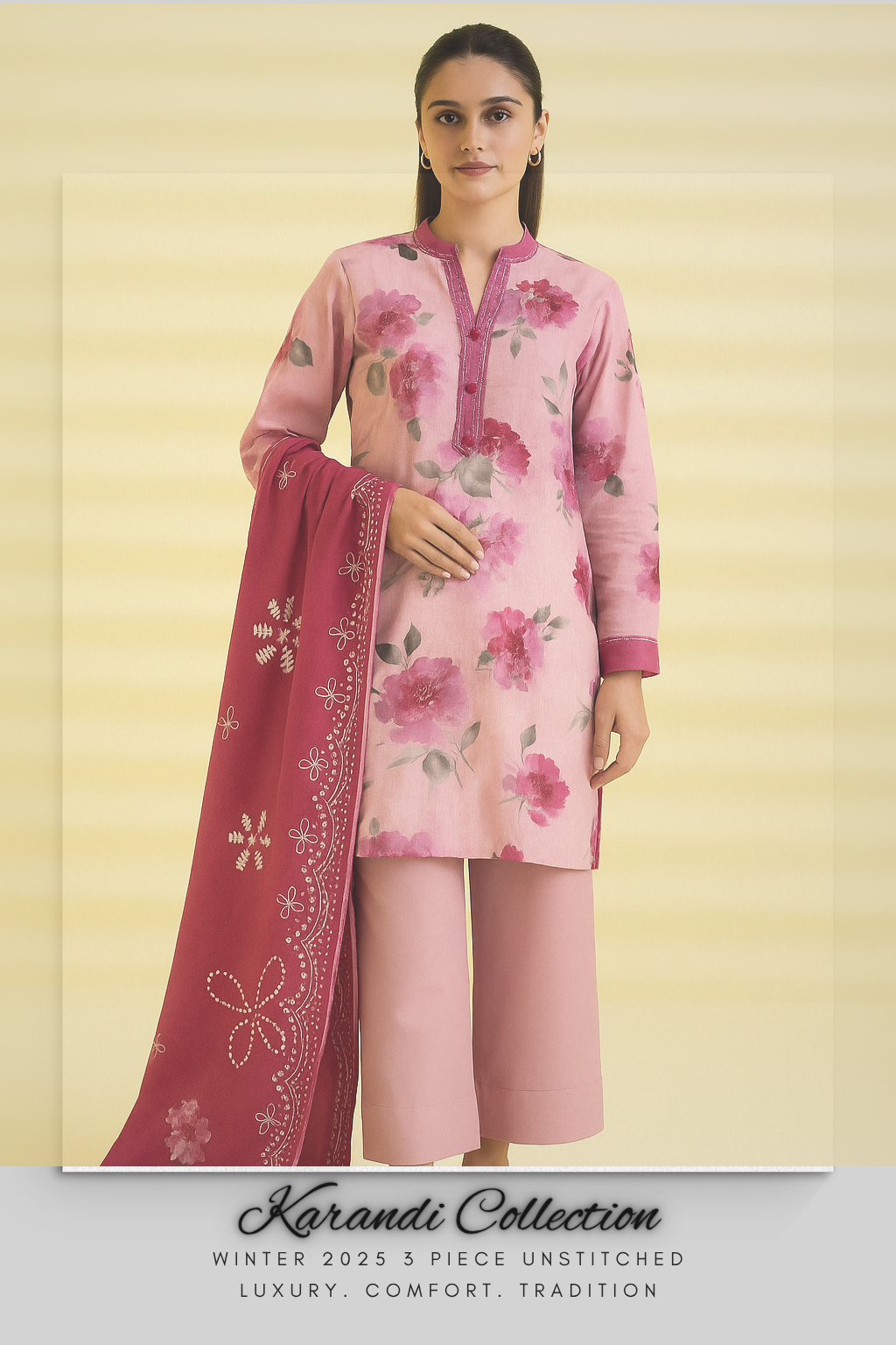 Karandi 3 Piece Unstitched