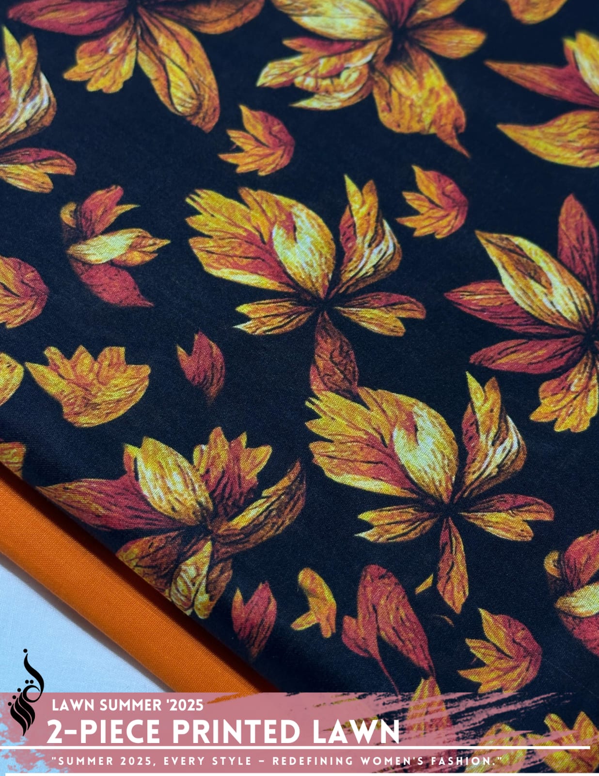 2 Piece Printed Lawn