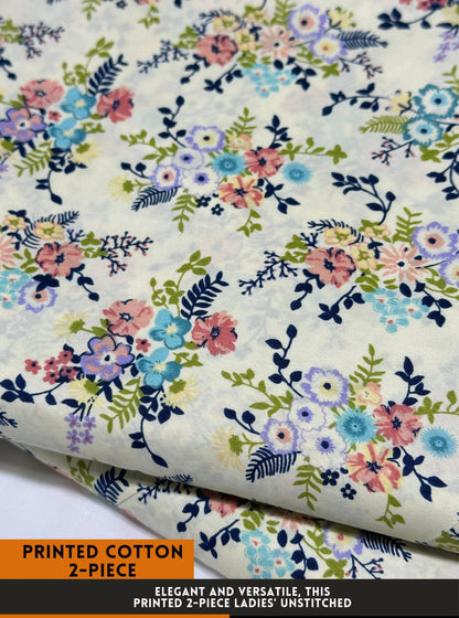 2 Piece Printed Cotton