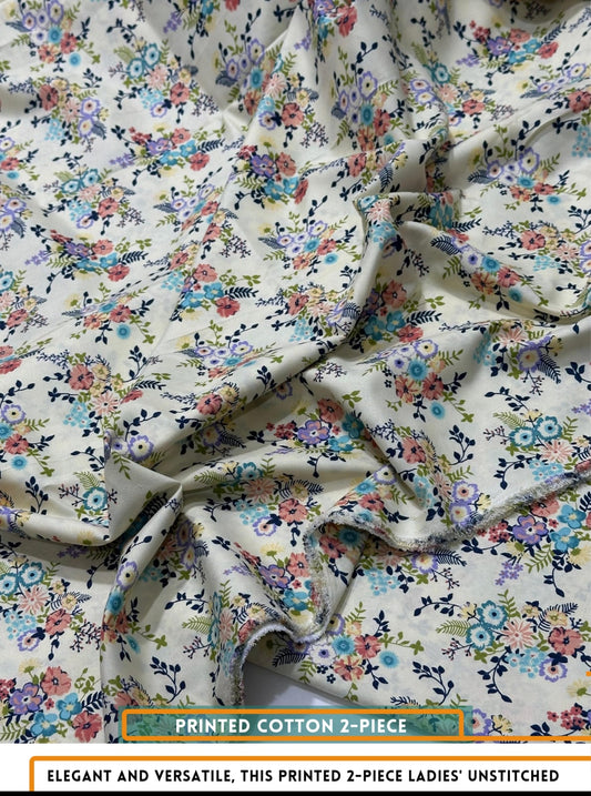 2 Piece Printed Cotton