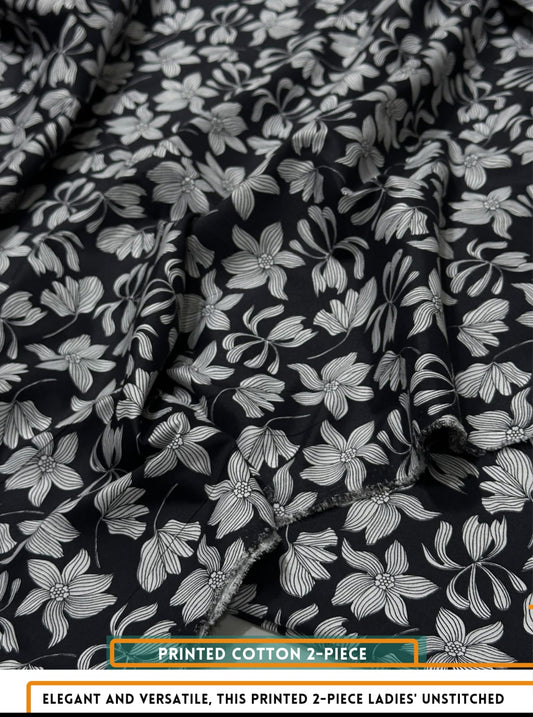 2 Piece Printed Cotton