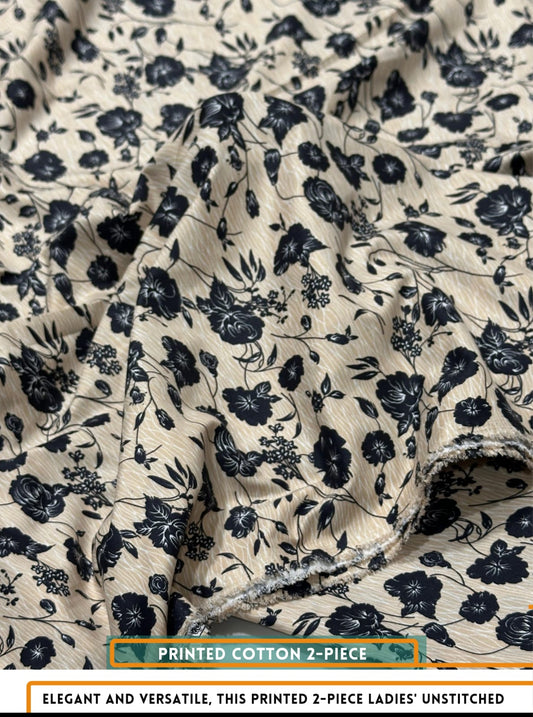 2 Piece Printed Cotton