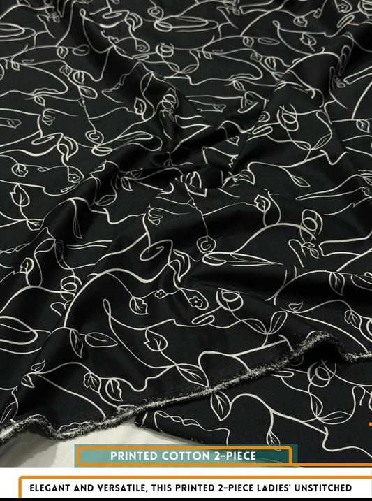 2 Piece Printed Cotton