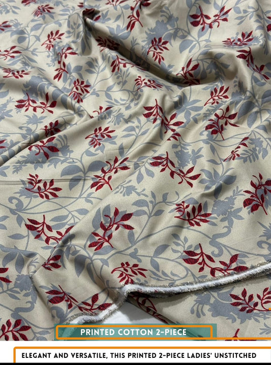 2 Piece Printed Cotton