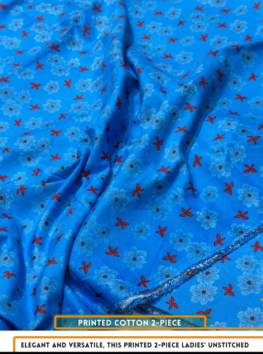 2 Piece Printed Cotton
