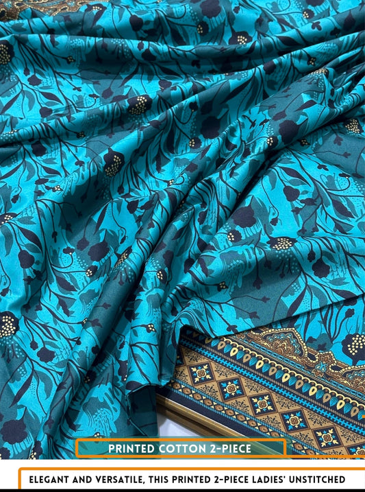 2 Piece Printed Cotton