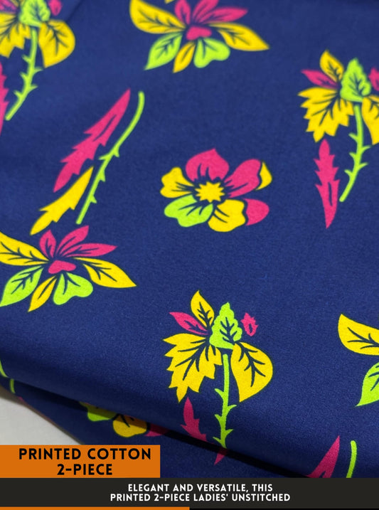 2 Piece Printed Summer Cotton