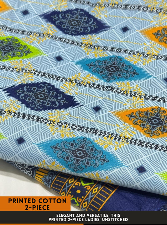2 Piece Printed Summer Cotton