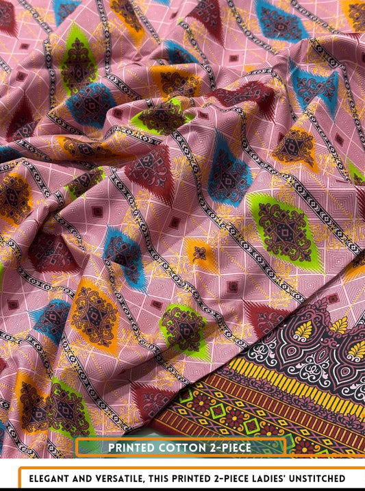 2 Piece Printed Cotton