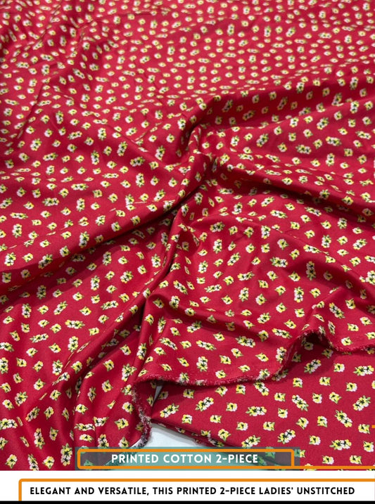 2 Piece Printed Cotton