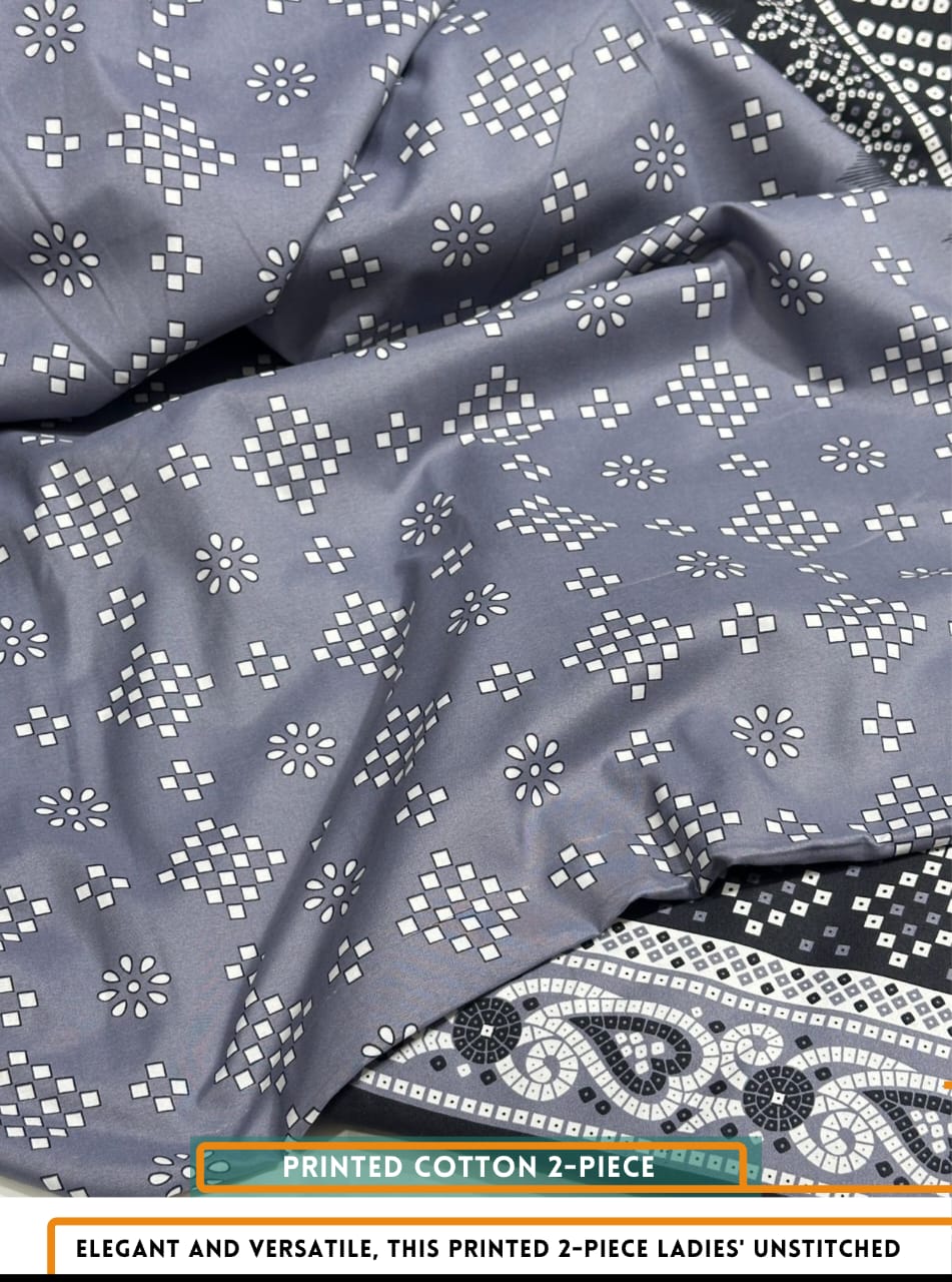 2 Piece Printed Cotton