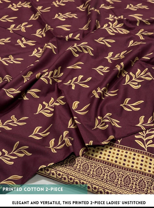 2 Piece Printed Cotton