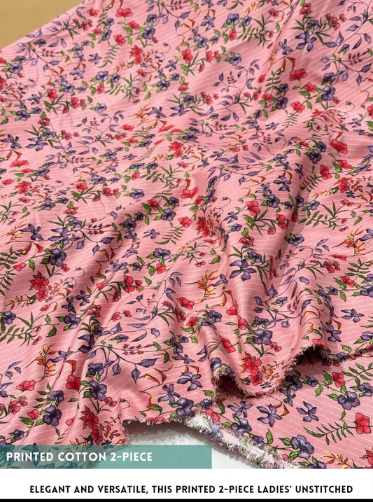 2 Piece Printed Cotton