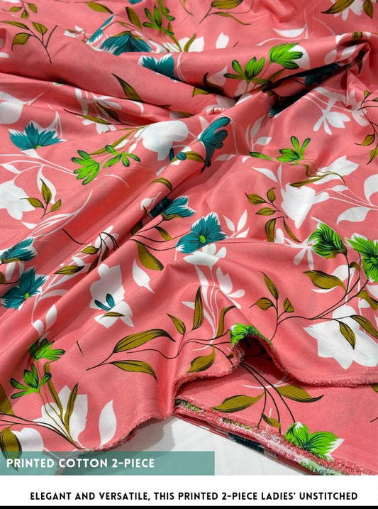 2 Piece Printed Cotton