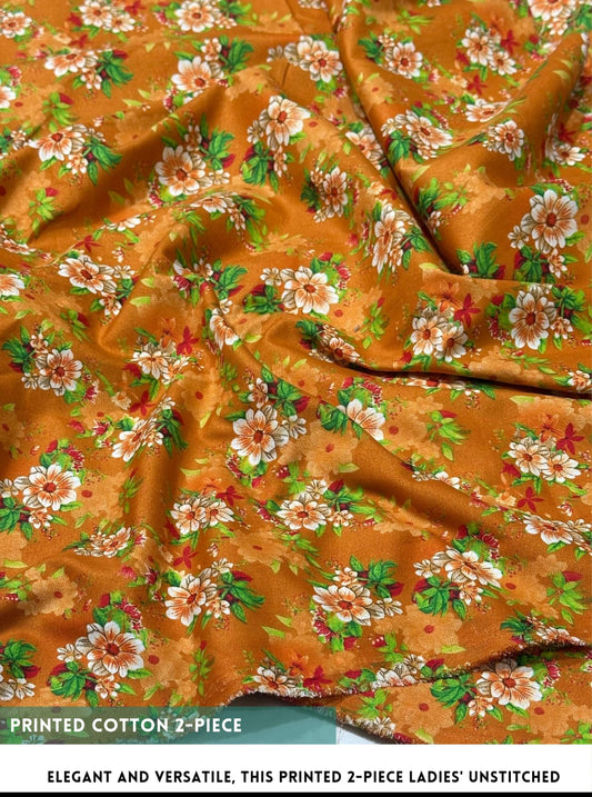 2 Piece Printed Cotton