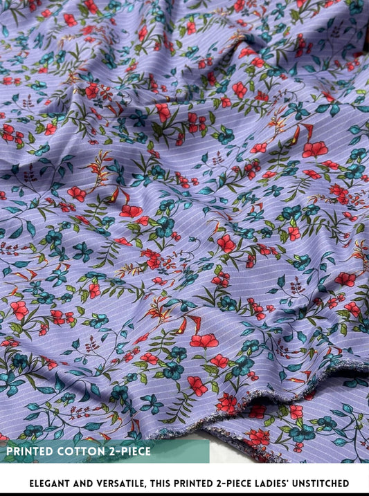 2 Piece Printed Cotton