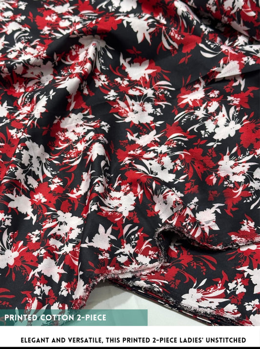 2 Piece Printed Cotton