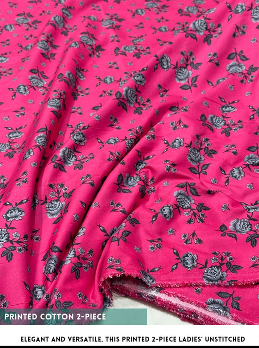 2 Piece Printed Cotton