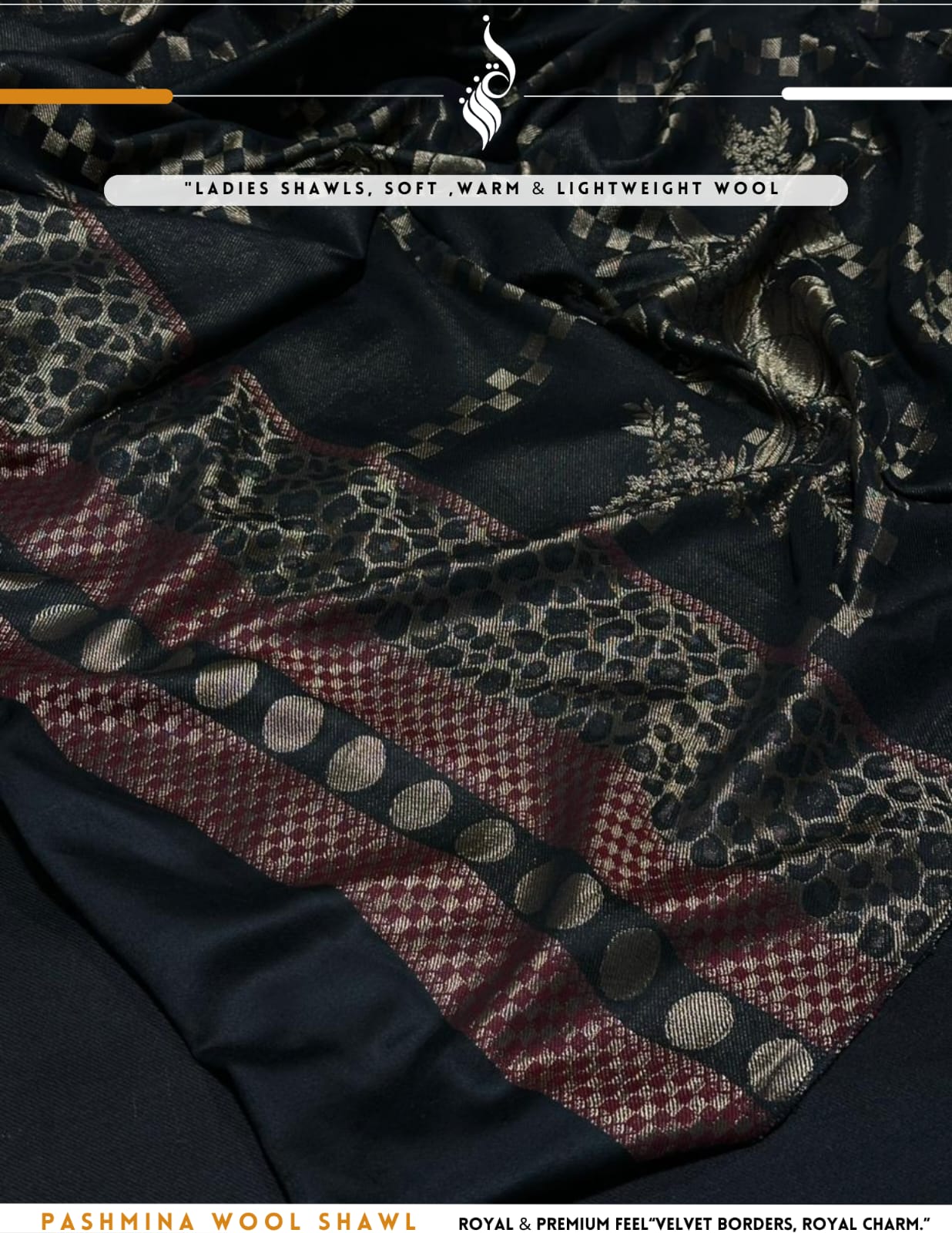 Premium Pashmina Wool Shawl