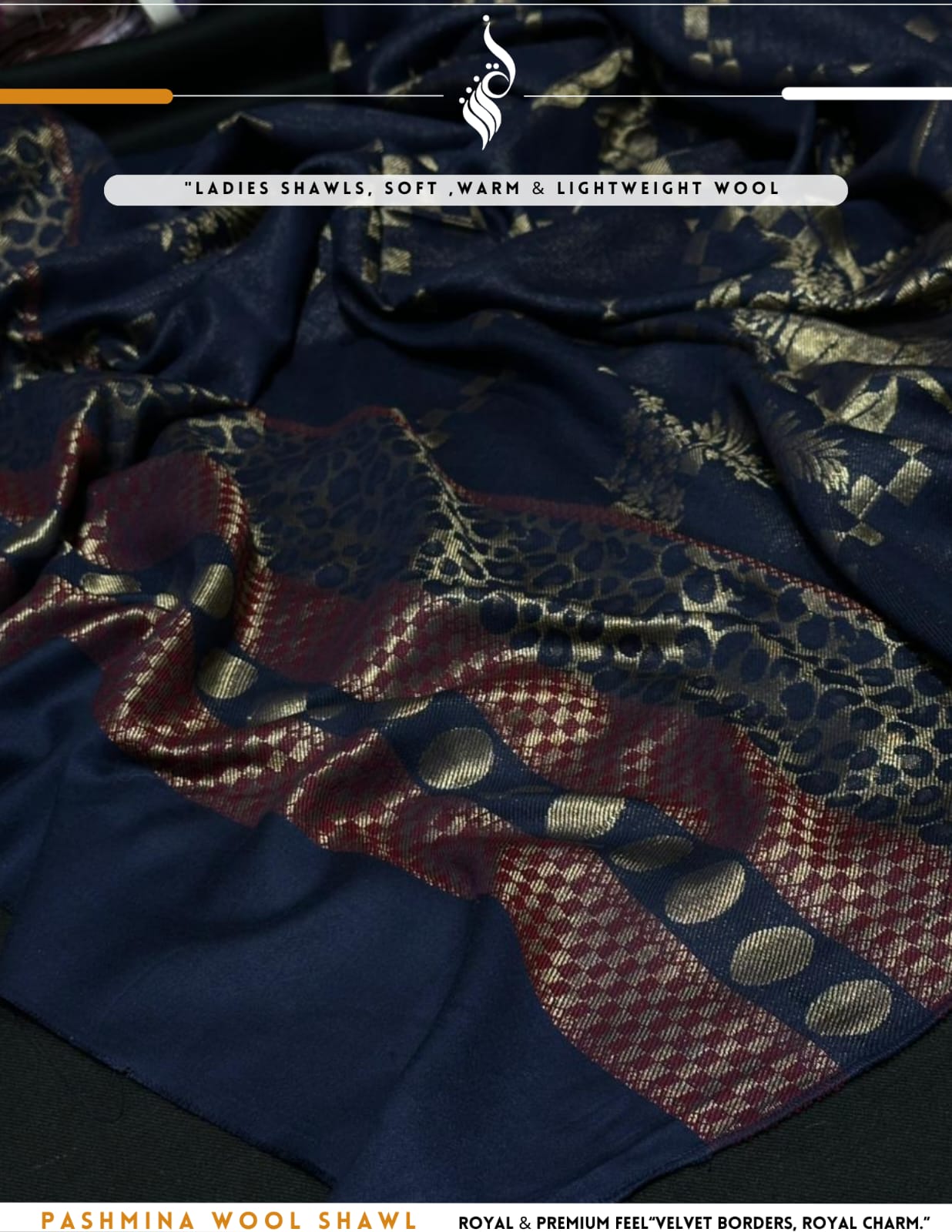 Premium Pashmina Wool Shawl