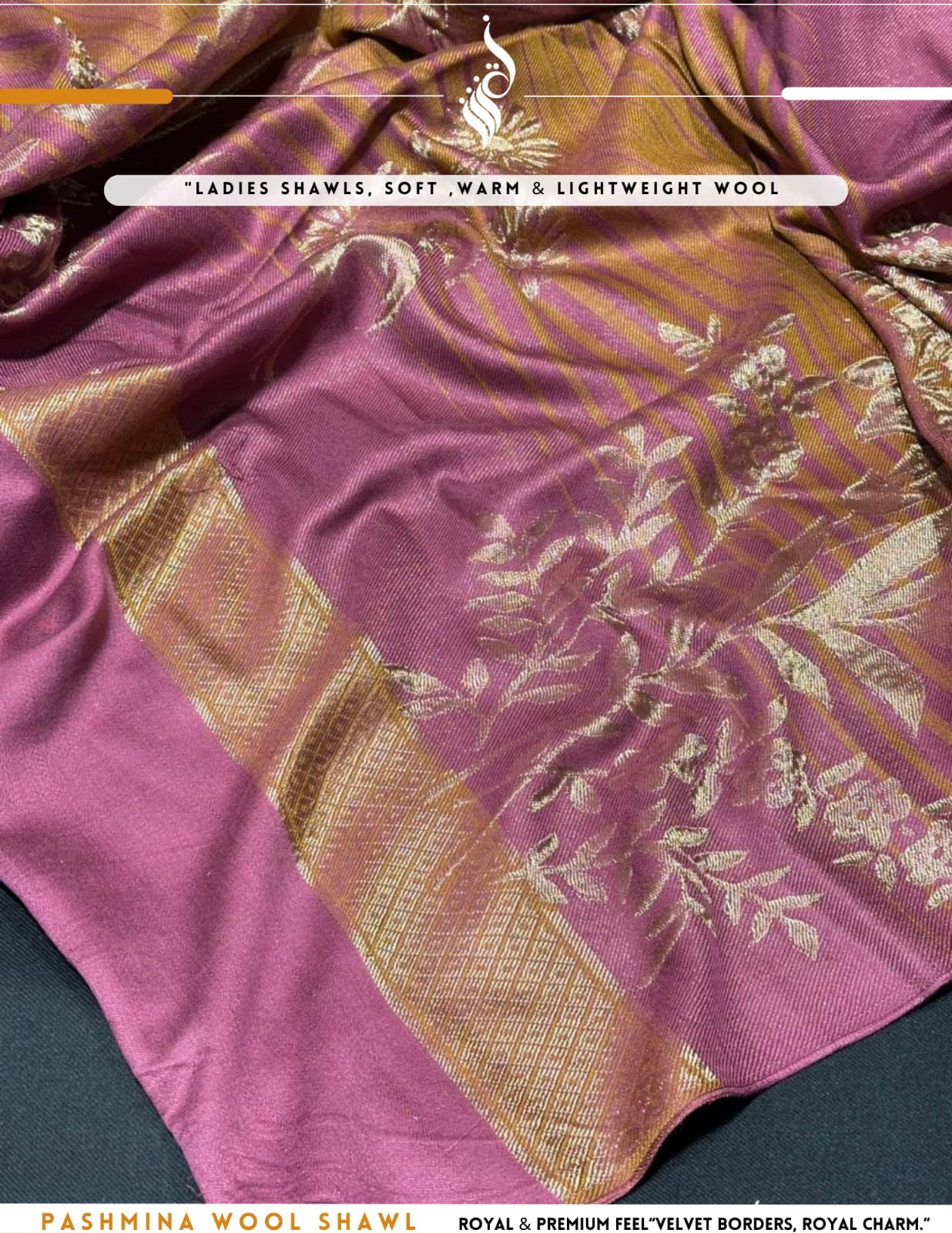 Premium Pashmina Wool Shawl