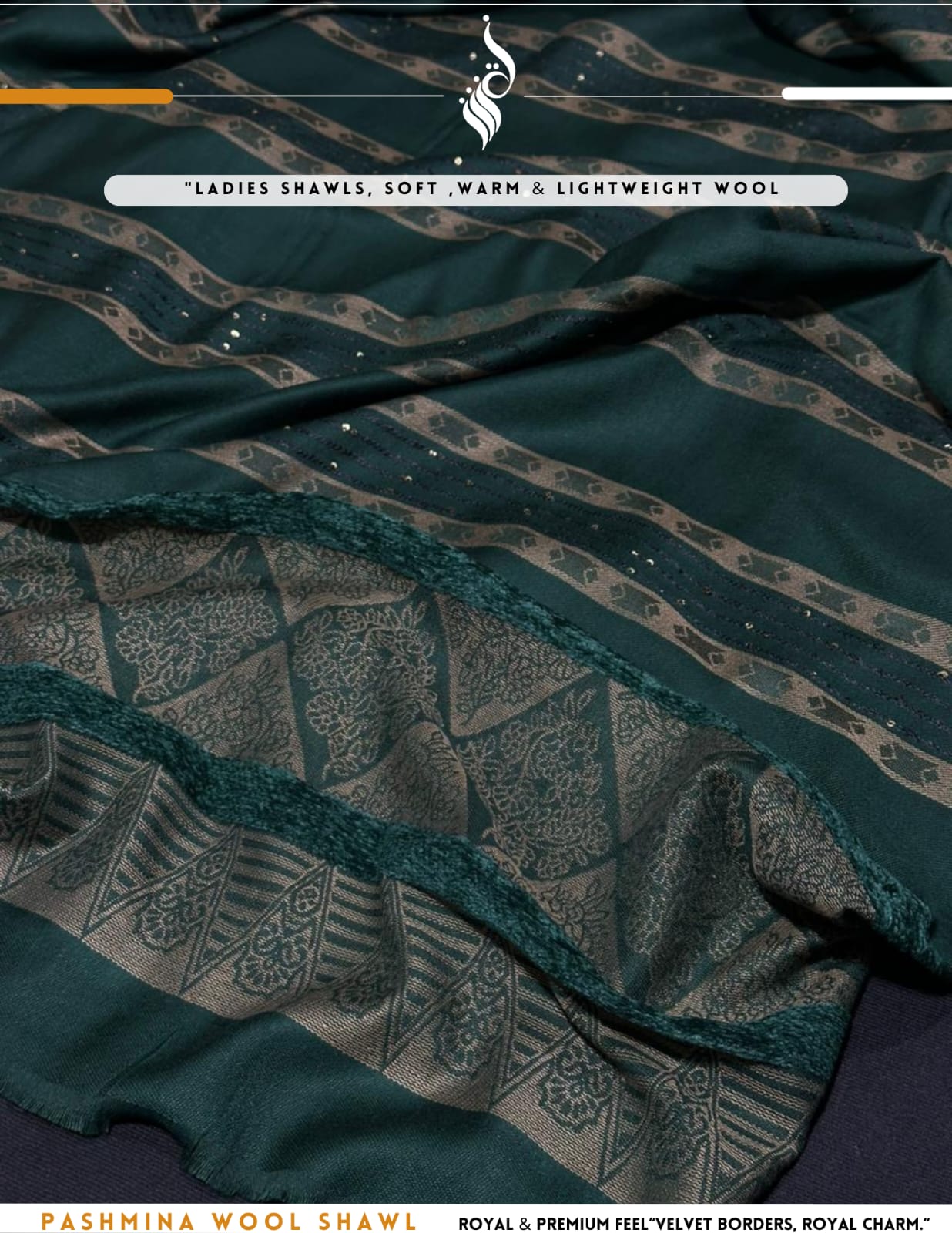 Premium Pashmina Wool Shawl