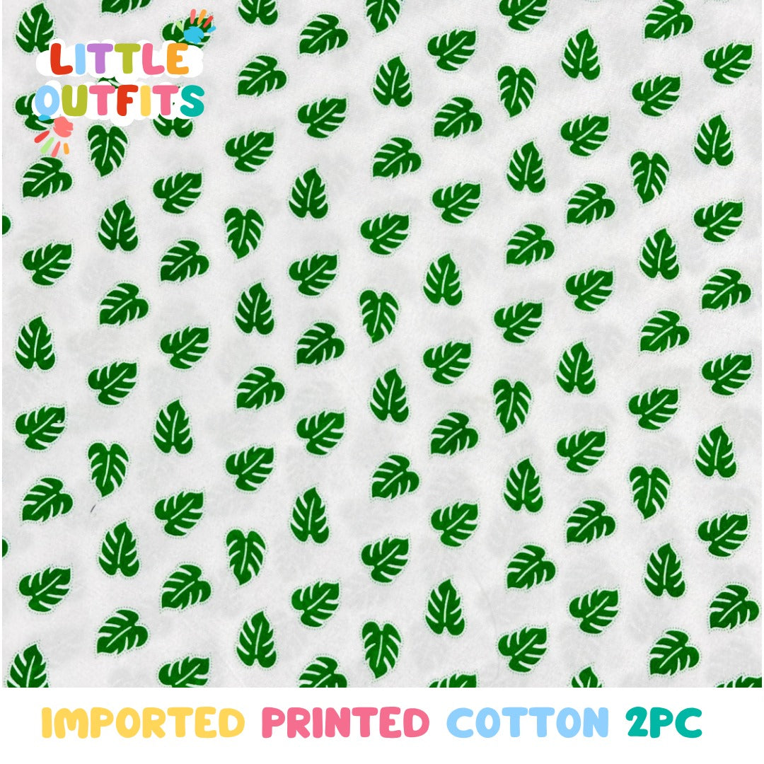 Imported Cotton 2PC Unstitched for Girls