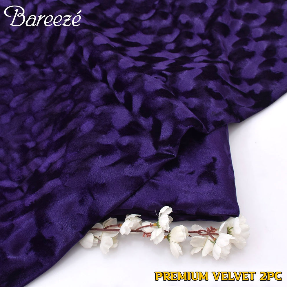 Premium Bareeze Velvet 2-Piece Unstitched