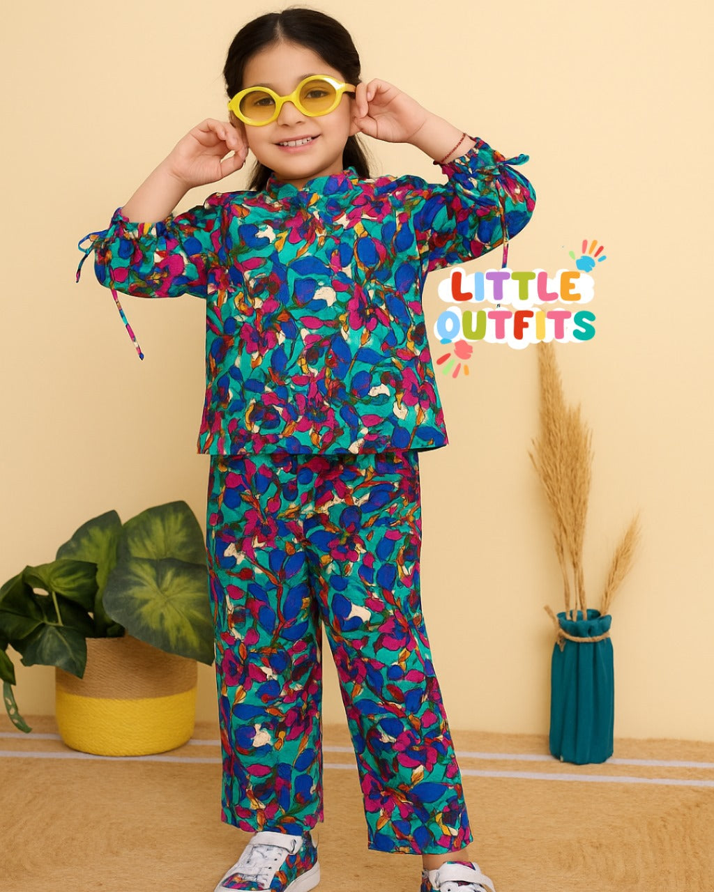 Imported Cotton 2PC Unstitched for Girls