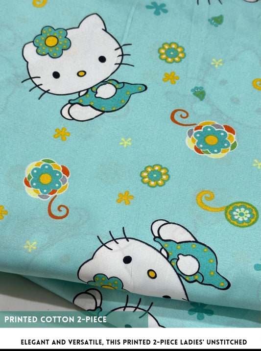 2 Piece Printed Cotton