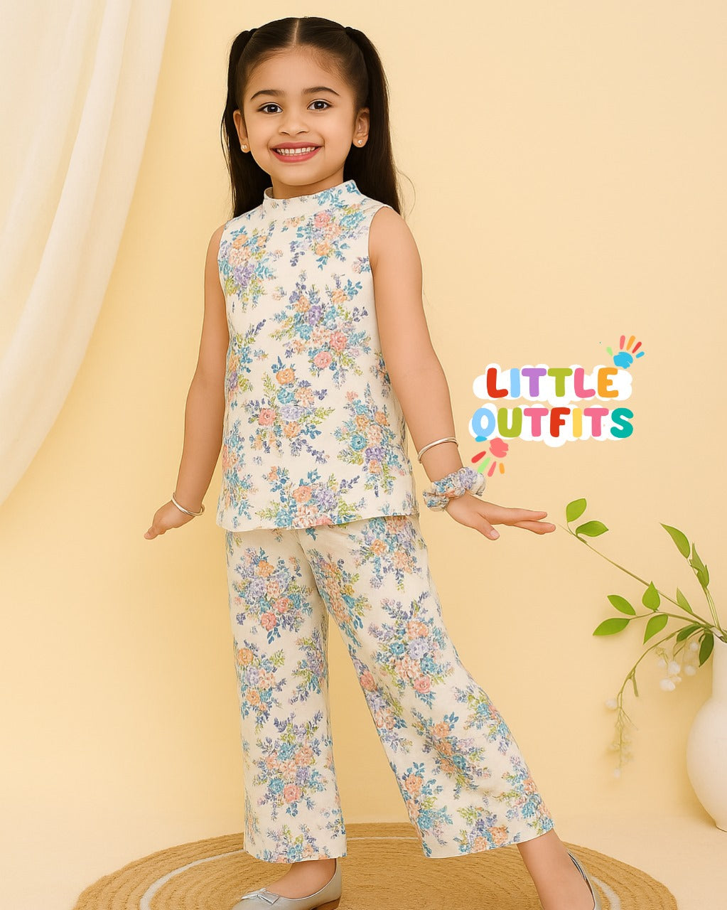 Imported Cotton 2PC Unstitched for Girls