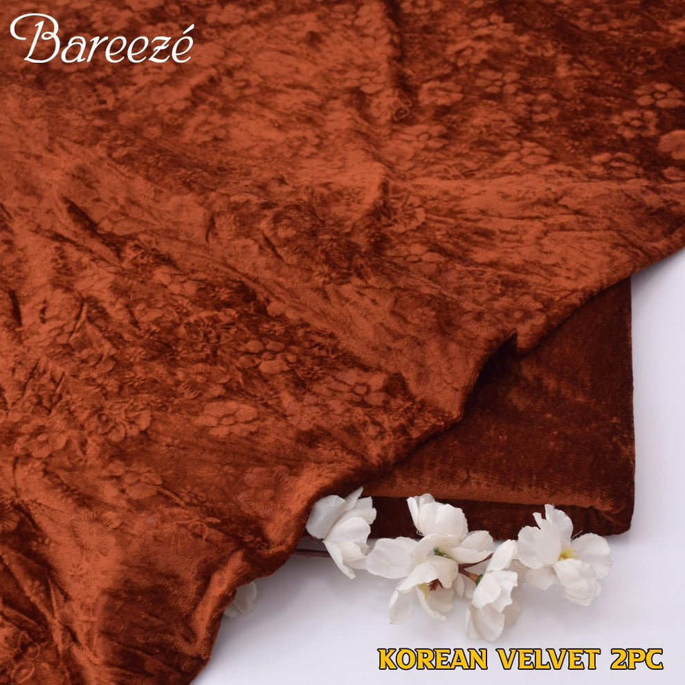 Premium Bareeze Velvet 2-Piece Unstitched