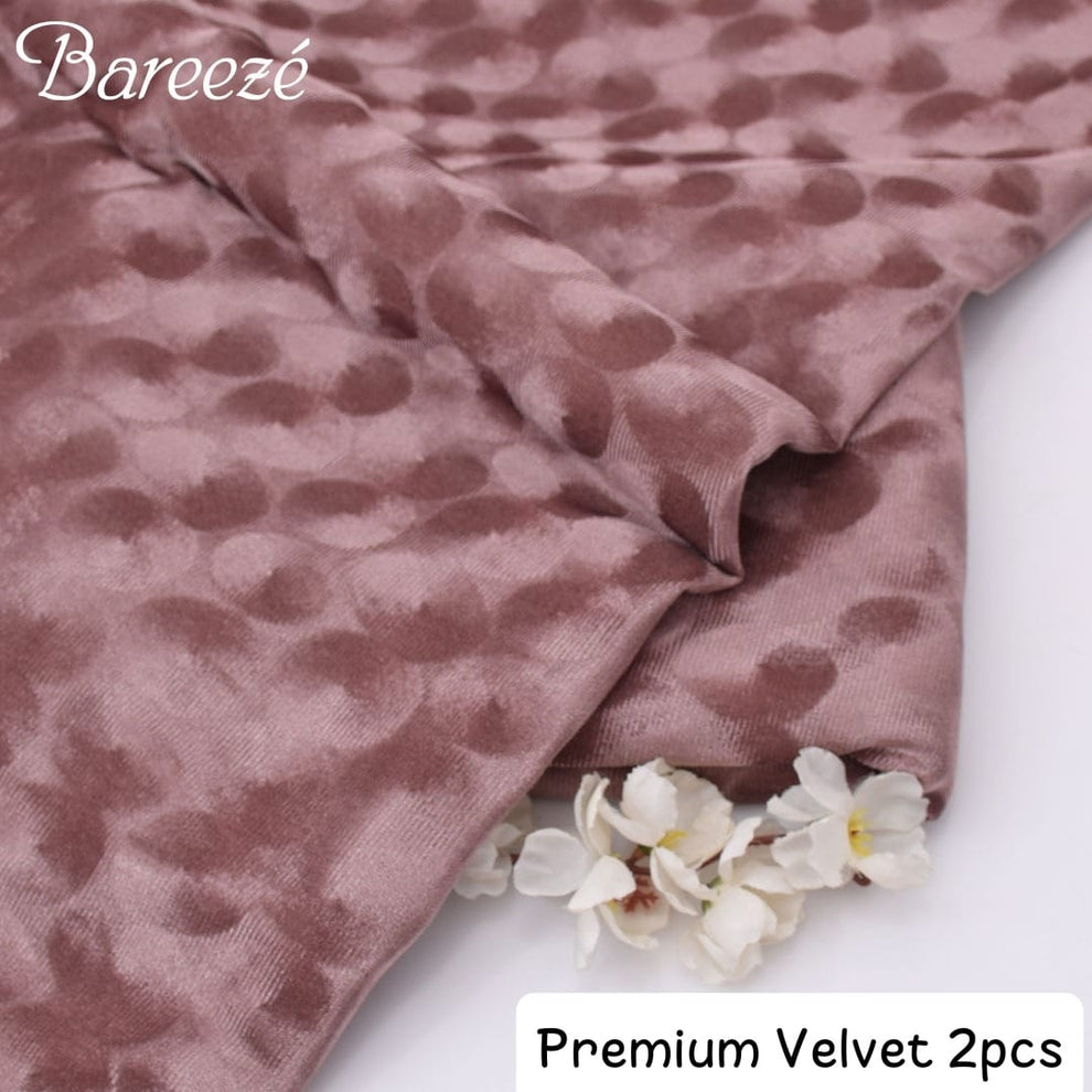 Premium Bareeze Velvet 2-Piece Unstitched