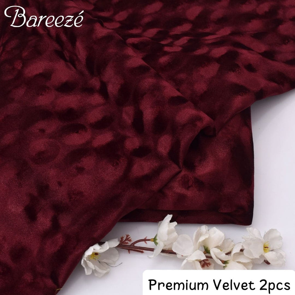 Premium Bareeze Velvet 2-Piece Unstitched