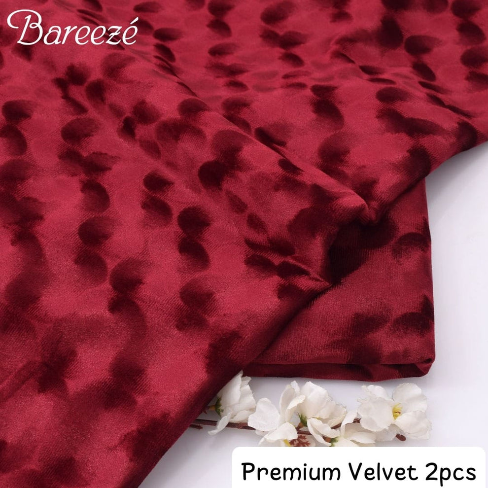 Premium Bareeze Velvet 2-Piece Unstitched