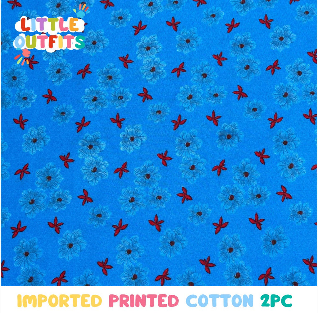 Imported Cotton 2PC Unstitched for Girls