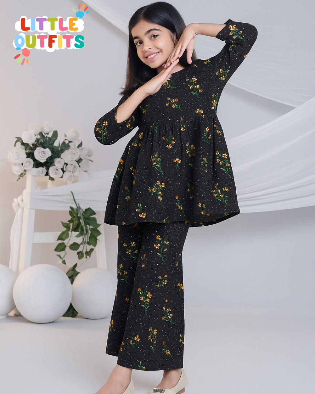 Imported Cotton 2PC Unstitched for Girls